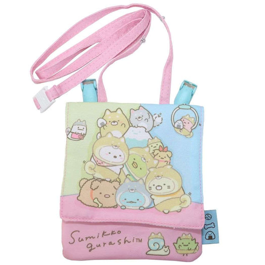 すみっコぐらし サンエックス キャラクター クリップポーチ ショルダー付きマルチポケット