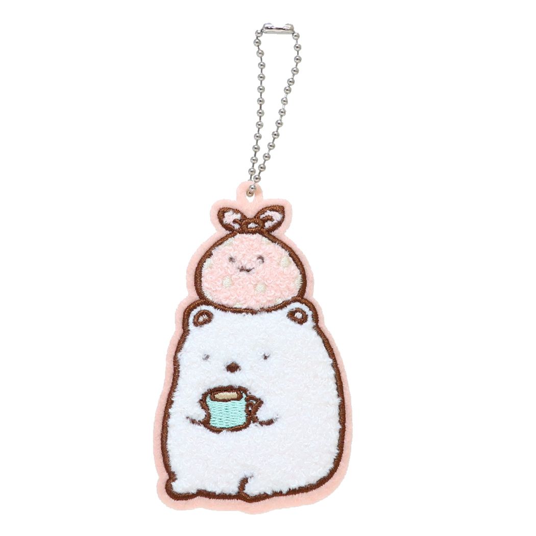 すみっコぐらし グッズ キーチェーン サンエックス キャラクター 刺繍ワッペンチャーム