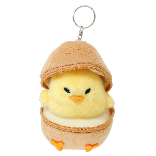 ぐでたま サンリオ キャラクター マスコット 卵型キーチェーンマスコット しゃきぴよ