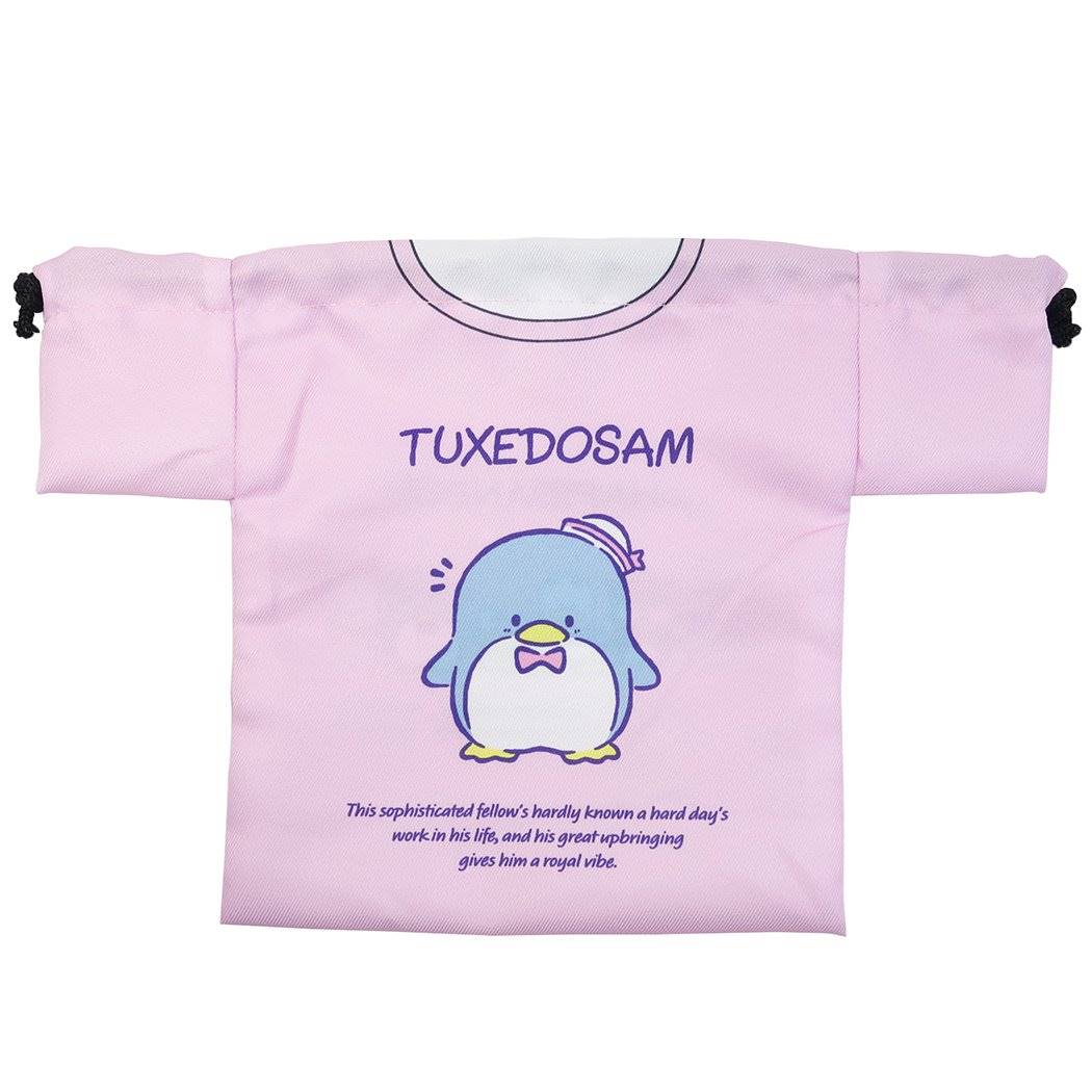 はぴだんぶい 巾着袋 Ｔシャツ型 巾着 タキシードサム サンリオ ケイカンパニー プレゼント 男の子 女の子 ギフト