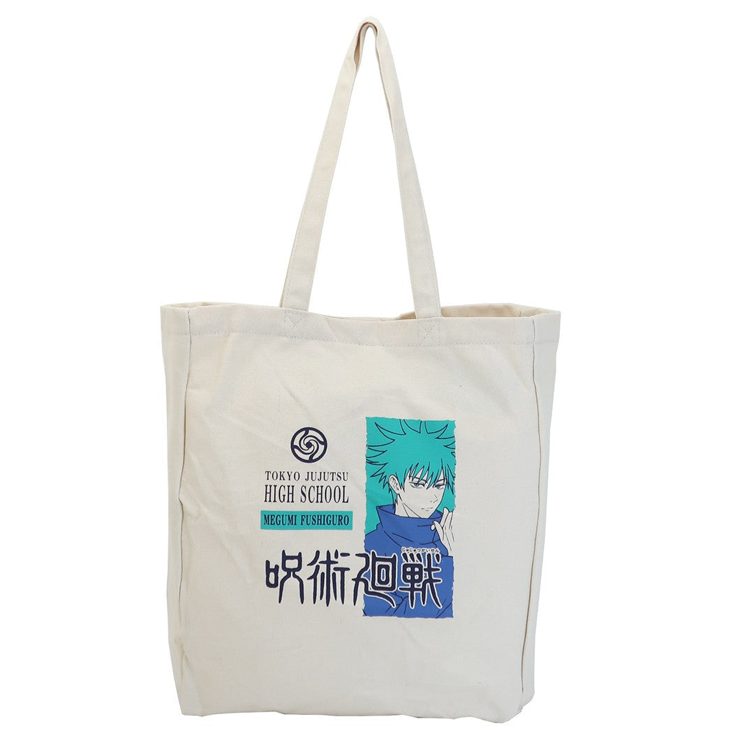 呪術廻戦 少年ジャンプ アニメキャラクター トートバッグ 帆布 マチ付き トート 伏黒恵 プレゼント 男の子 女の子 ギフト