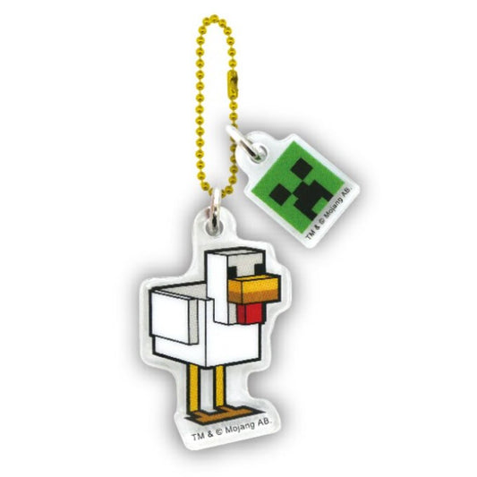マインクラフト アクリルボールチェーンB Minecraft キーホルダー ゲームキャラクター プレゼント 男の子 女の子 ギフト