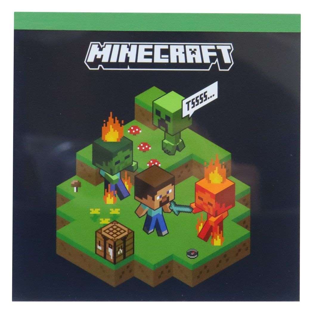 マインクラフト Minecraft ゲームキャラクター メモ帳 ブロックメモ