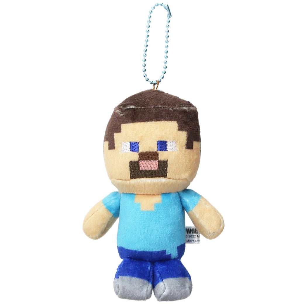 マインクラフト ミニぬいぐるみ ボールチェーンマスコット スティーブ Minecraft ケイカンパニー プレゼント 男の子 女の子