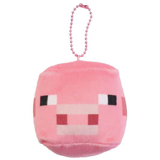 MINECRAFT マインクラフト グッズ ミニぬいぐるみ マイクラ ゲームキャラクター キューブ ボールチェーン マスコット ブタ プレゼ