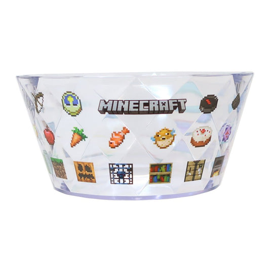 マインクラフト Minecraft ゲームキャラクター 卓上収納 キラキラ小物入れ クリア