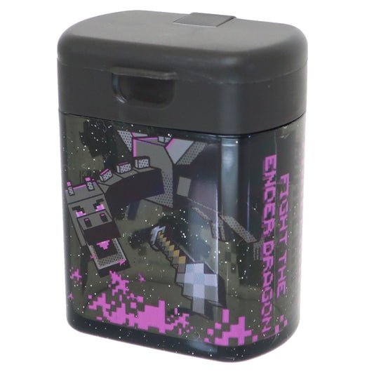 マインクラフト グッズ 鉛筆削り ゲームキャラクター ツインえんぴつ削り エンダードラゴン