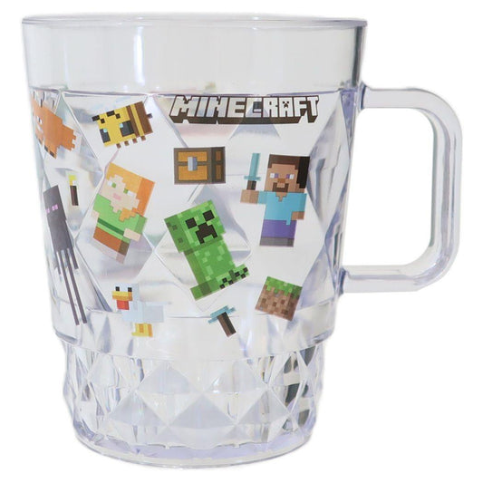 マインクラフト Minecraft ゲームキャラクター プラカップ キラキラダイヤカップ クリア