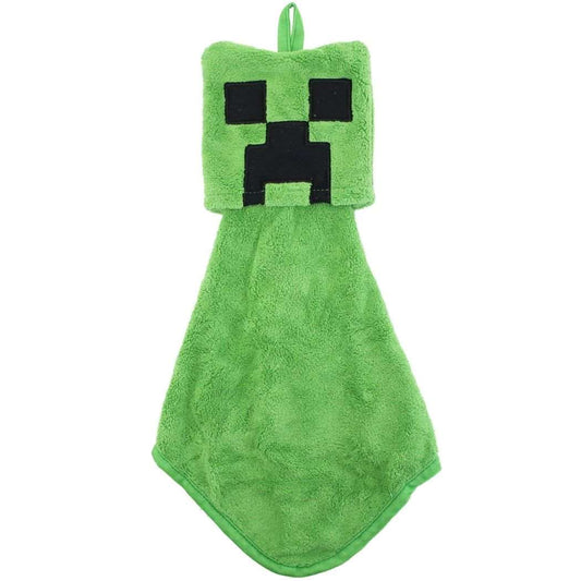 マインクラフト Minecraft ゲームキャラクター 吊り下げマスコットタオル ループタオル クリーパー プレゼント 男の子 女の子