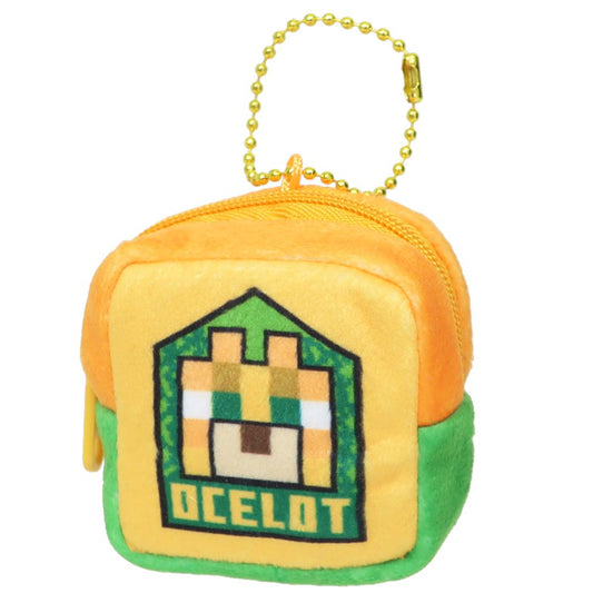 マインクラフト ミニスクエアポーチ Minecraft ミニポーチ ゲームキャラクター ヤマネコ