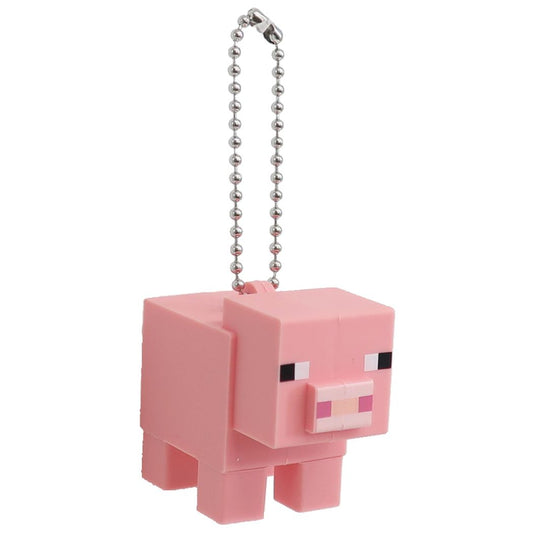 マインクラフト MINECRAFT グッズ キーホルダー ゲームキャラクター PVC マスコットキーチェーン ブタ プレゼント 男の子