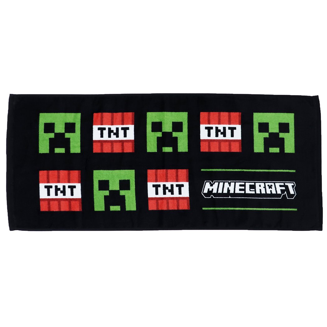 マインクラフト グッズ フェイスタオル Minecraft ゲームキャラクター プレゼント 男の子 女の子 ギフト