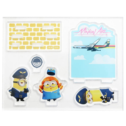 ミニオンズ キャラクター コレクション雑貨 アクリルスタンド MINION AIR ユニバーサル映画 プレゼント 男の子 女の子 ギフ