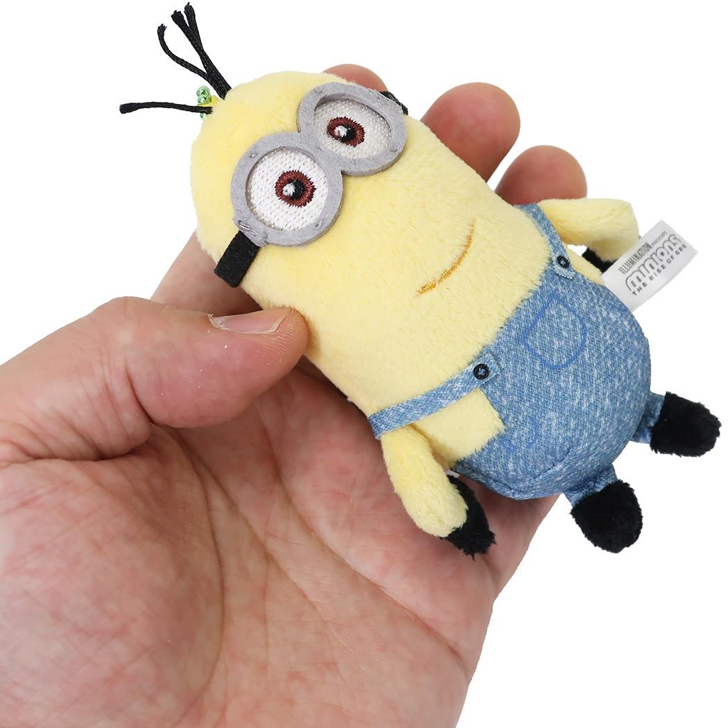 ミニオンズフィーバー ミニ ぬいぐるみ ボールチェーン マスコット ケビン ユニバーサル映画 ケイカンパニー 8×13×4.5cm プレゼン