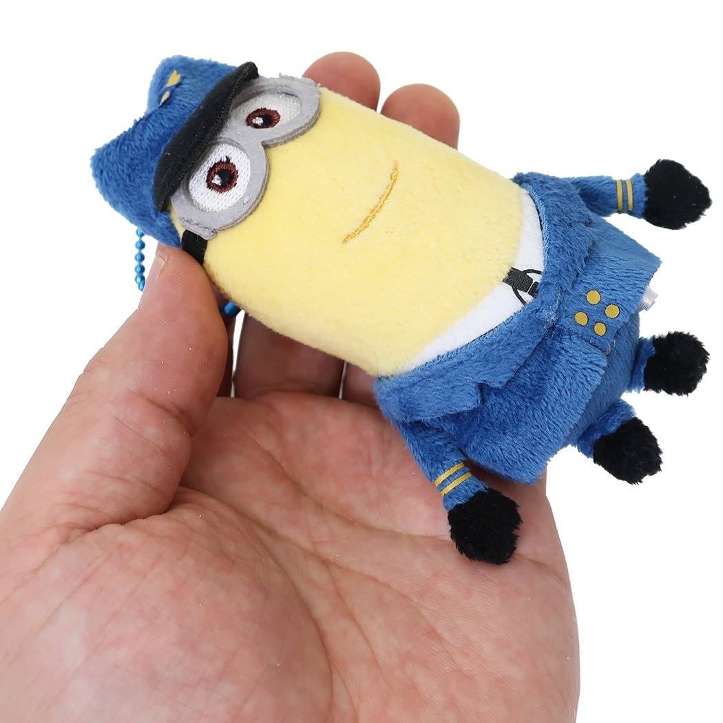 ミニオンズフィーバー ユニバーサル映画 グッズ マスコット ミニ ぬいぐるみ ボールチェーン パイロット ケビン ケイカンパニー