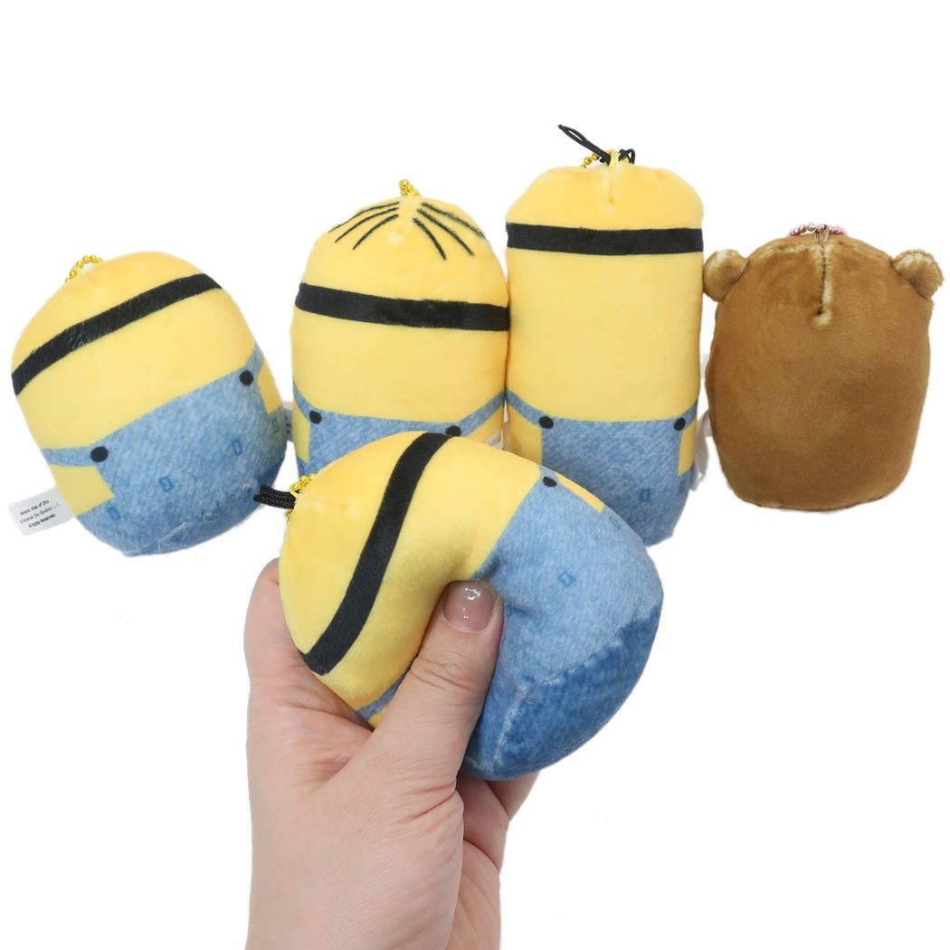 ミニオンズフィーバー もっちり ボールチェーン マスコット S ユニバーサル映画 ミニ ぬいぐるみ キャラクター ケビン プレゼント