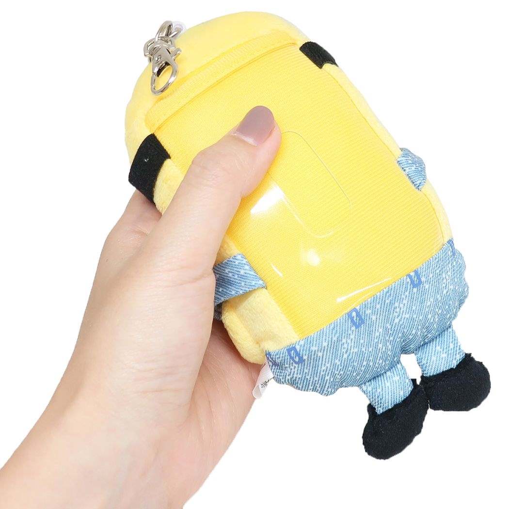 ミニオンズフィーバー キャラクター 定期入れ ぬいぐるみパスケース うるうる目玉シリーズ スチュアート ユニバーサル映画 プレゼント