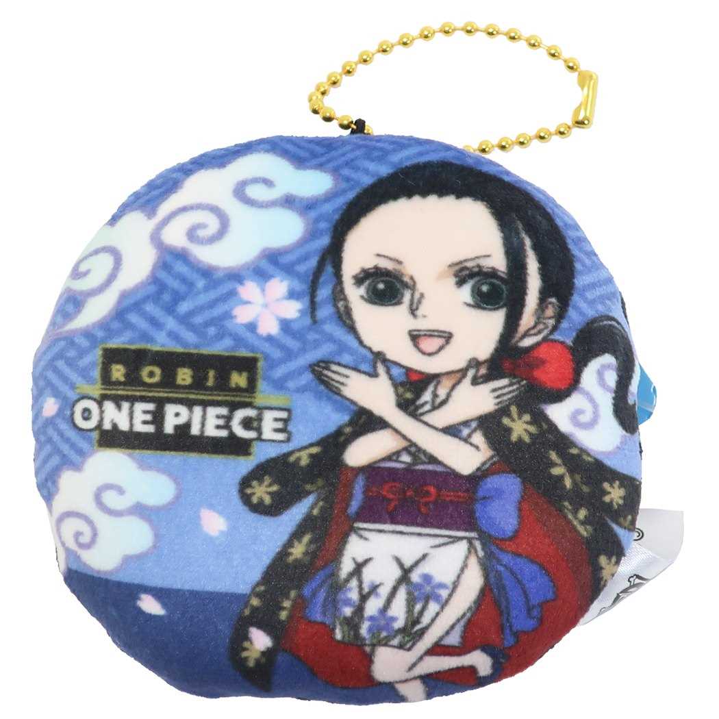 ワンピース ONE PIECE 少年ジャンプ アニメキャラクター ミニ ぬいぐるみ もっちり ボールチェーン マスコット ロビン ケイカンパニークリス