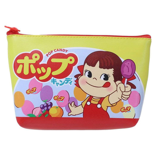 不二家のペコちゃん コスメポーチ 船型ポーチ ポップキャンディ お菓子パッケージ