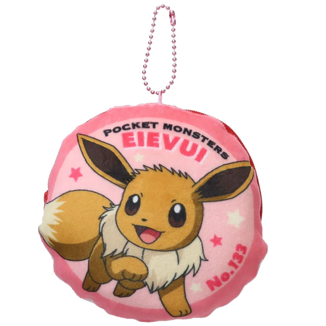 ポケットモンスター キャラクター ミニポーチ もっちりポーチ モチーフ イーブイ プレゼント 男の子 女の子 ギフト