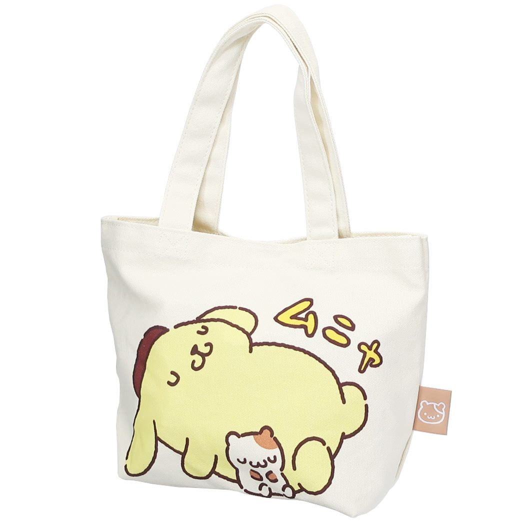 ポムポムプリン グッズ ランチバッグ キャラクター 帆布ミニトート プレゼント 男の子 女の子 ギフト