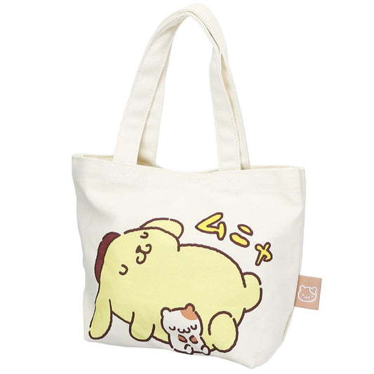 ポムポムプリン グッズ ランチバッグ キャラクター 帆布ミニトート プレゼント 男の子 女の子 ギフト