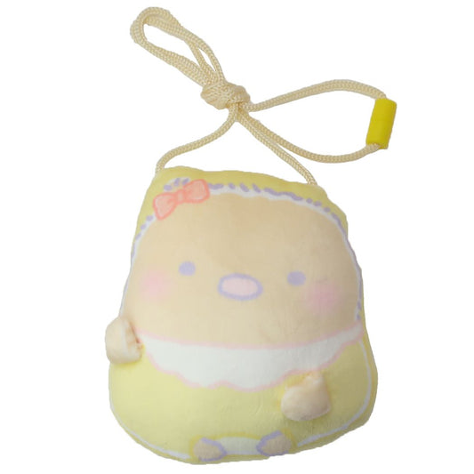 すみっコぐらし サンエックス キャラクター ポシェット ぬいぐるみネックポーチ とんかつ