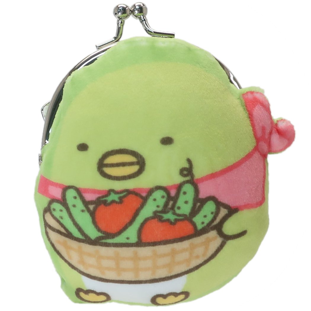 すみっコぐらし サンエックス キャラクター ミニポーチ ミニ がまぐち ぺんぎん？ キャンプ プレゼント 男の子 女の子 ギ