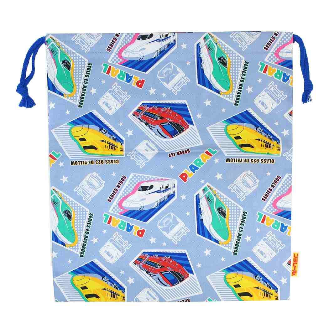 プラレール 鉄道 キャラクター 巾着袋 きんちゃくポーチ