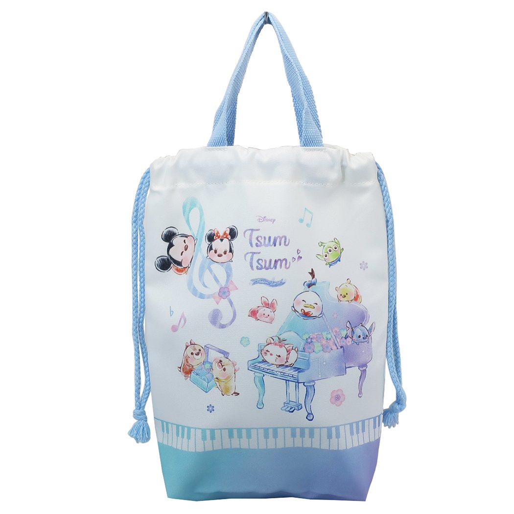 ディズニーツムツム シューズバッグ 靴用 巾着袋 DISNEY カミオジャパン 2021SS 入学準備 雑貨 プレゼント 男の子 女の