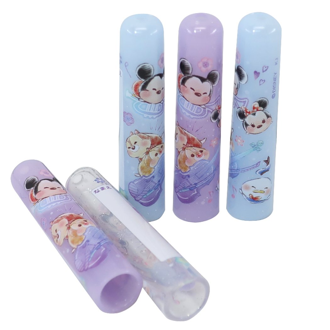 ディズニーツムツム 鉛筆キャップ えんぴつカバー 5本セット DISNEY カミオジャパン 2021SS 入学準備 筆記用具 プレ
