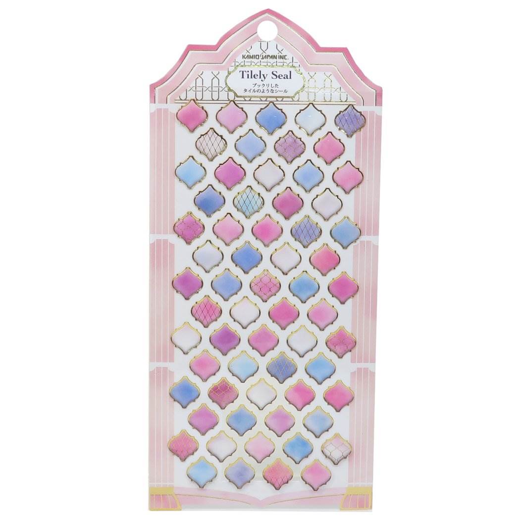 シールシート グッズ タイルリーシール おしゃれ PASTEL MOROCCO プレゼント 男の子 女の子 ギフト