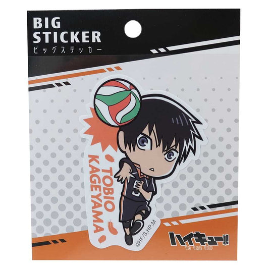 ハイキュー アニメキャラクター 耐水耐光 デコステッカー ビッグ シール 影山飛雄 少年ジャンプ グッズ プレゼント 男の子 女の子