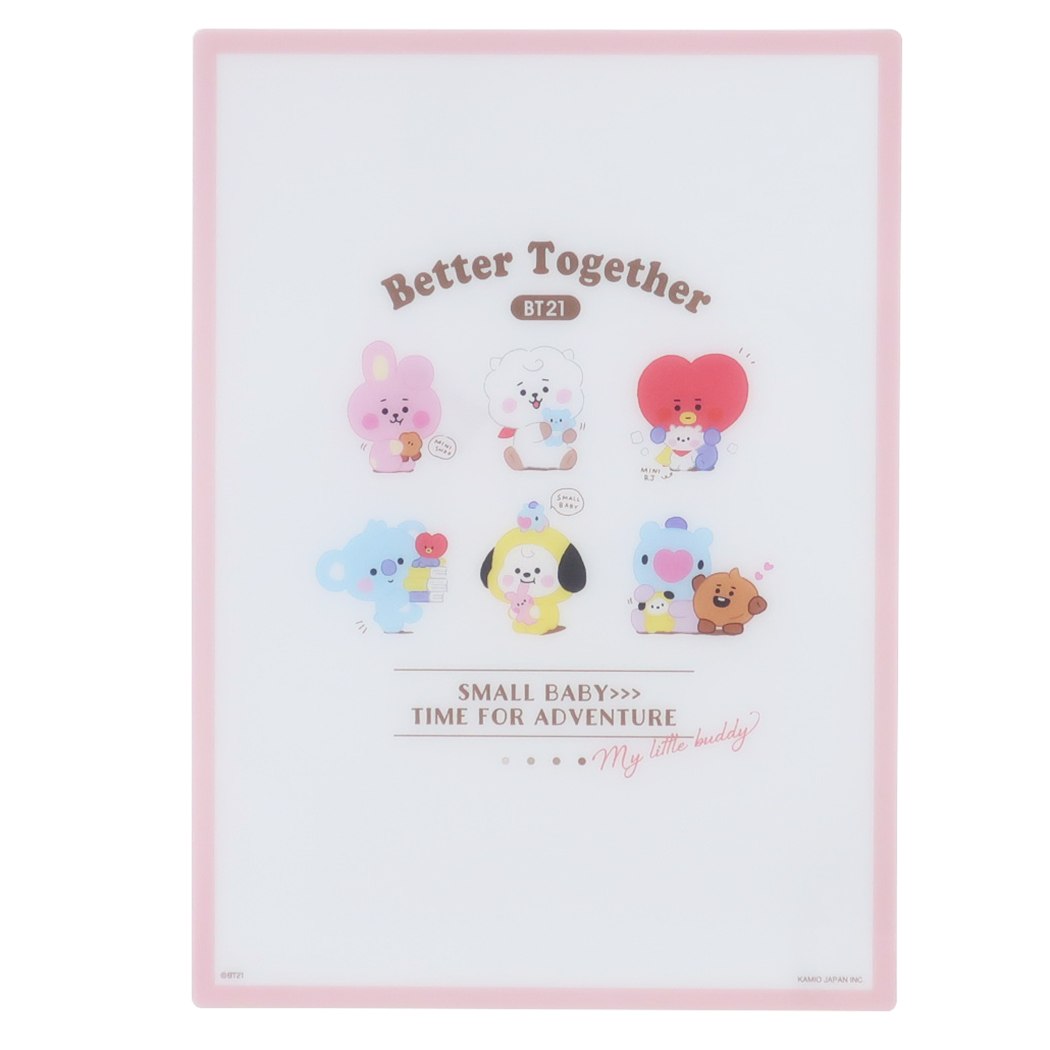BT21 キャラクター 下敷き デスクパッド ちびぬい 整列 LINE FRIENDS プレゼント 男の子 女の子 ギフト