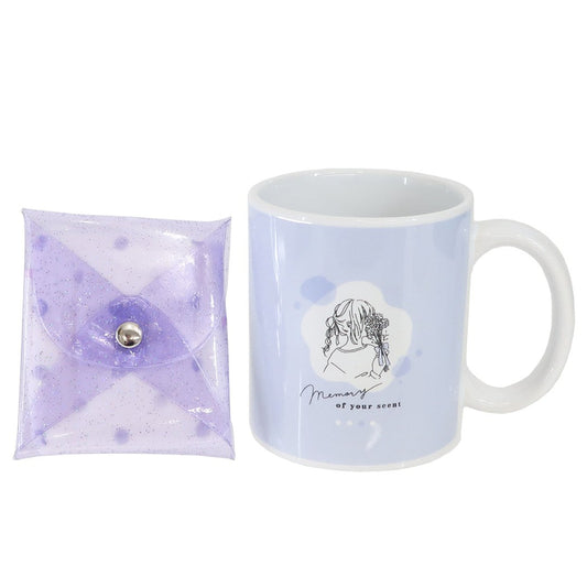 ギフト食器 グッズ PVCケース入り タオル付き マグカップ 贈り物 プレゼント MEMORY OF YOUR SCENT 男の子 女