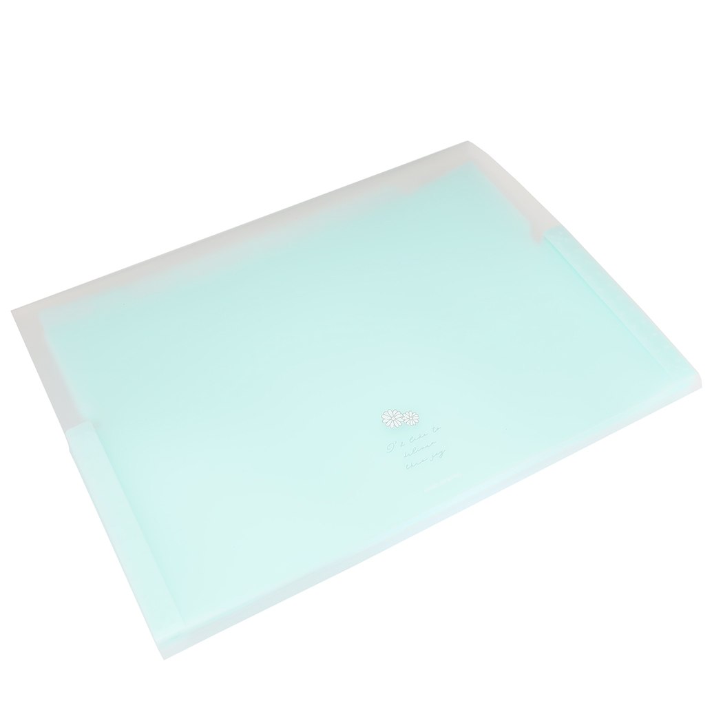 A4 マルチポケット クリアファイル ポケットファイル IROIRO COLOR デイジー 新学期準備文具 かわいい プレゼント 男の