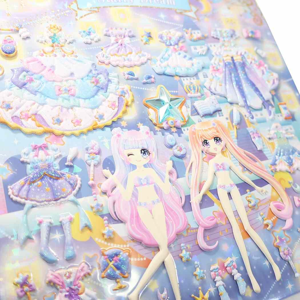 きせかえシール おきがえシール おでかけ HELLOシールforガールズ STARRY DREAM プレゼント 男の子 女の子 ギフト