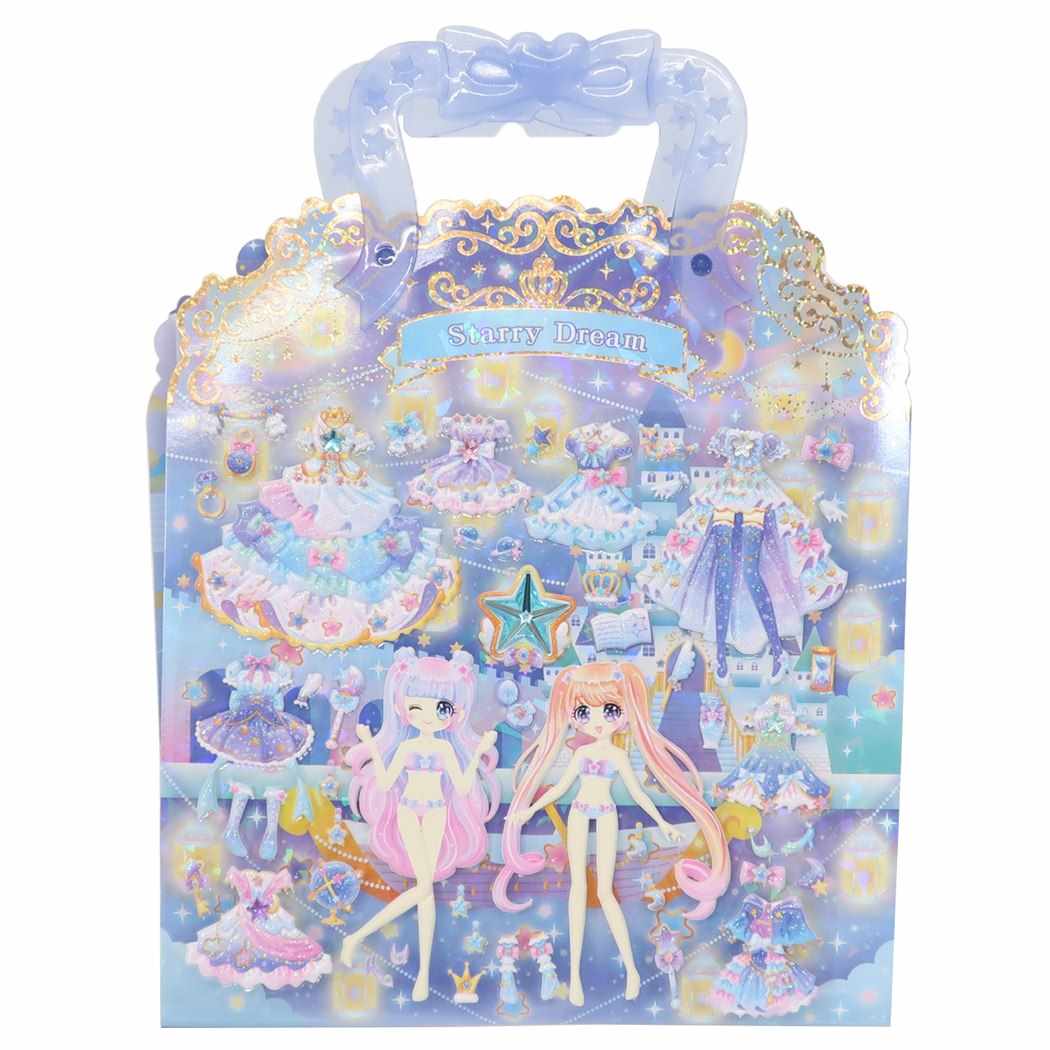 きせかえシール おきがえシール おでかけ HELLOシールforガールズ STARRY DREAM プレゼント 男の子 女の子 ギフト
