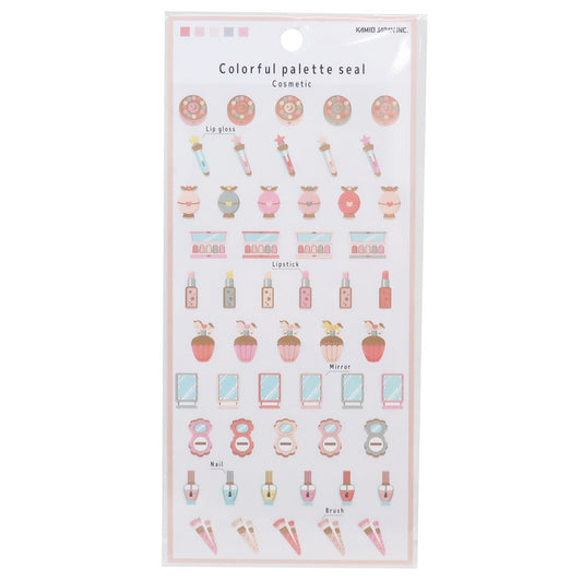 シールシート グッズ カラフルパレットシール かわいい コスメティック プレゼント 男の子 女の子 ギフト