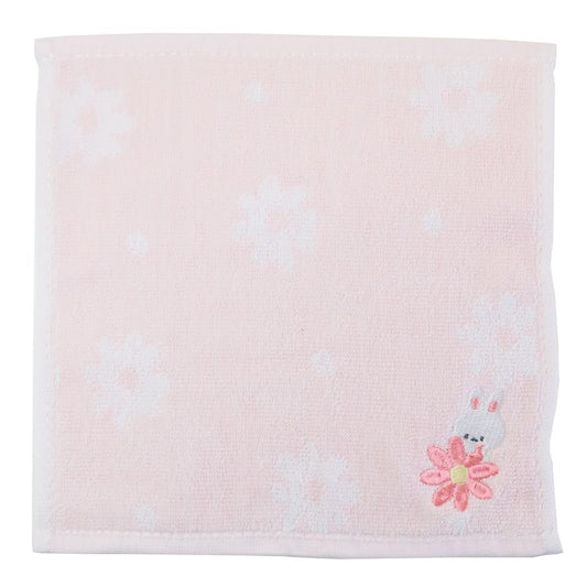 ミニタオル ジャガードハンカチタオル FLORAL LAPIN カミオジャパン プレゼント 男の子 女の子 ギフト