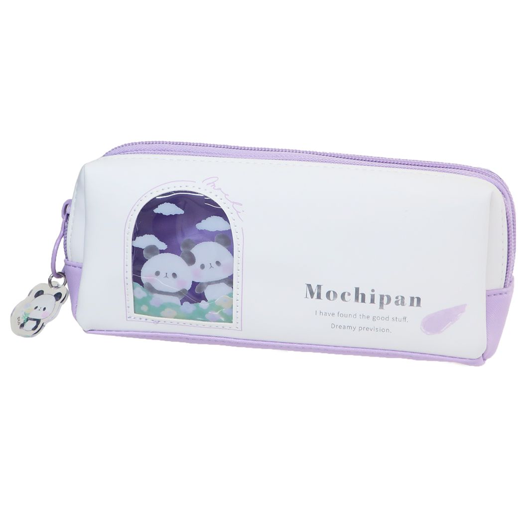 もちもちぱんだ グッズ ペンポーチ 大容量 かわいい ツインファスナーペンケース 絵の具 プレゼント 男の子 女の子 ギフト