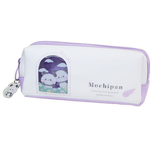 もちもちぱんだ グッズ ペンポーチ 大容量 かわいい ツインファスナーペンケース 絵の具 プレゼント 男の子 女の子 ギフト