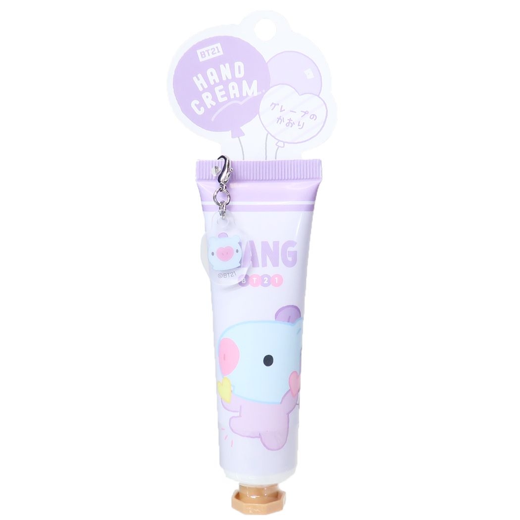 BT21 商品 ハンドケア キャラクター ハンドクリーム MANG グレープのかおり プレゼント 男の子 女の子 ギフト