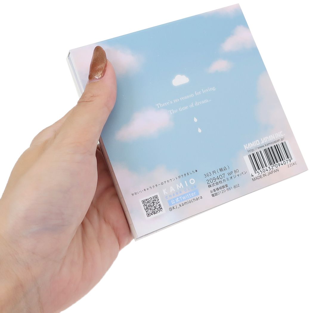 メモ帳 ハート型窓あきメモ NIFTY CLOUD カミオジャパン プレゼント 男の子 女の子 ギフト