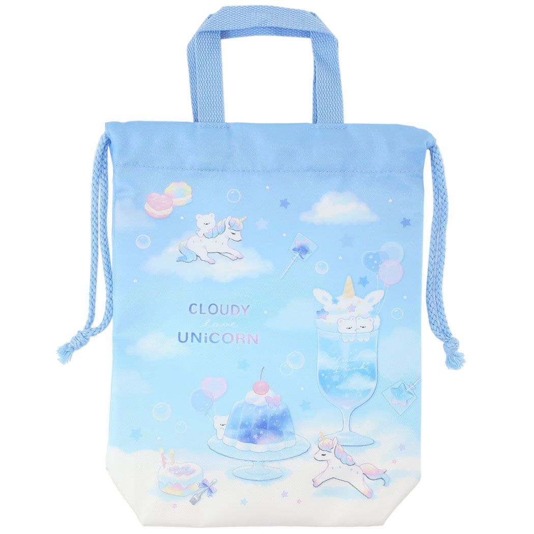 シューズバッグ 体育館靴かばん CLOUDY UNICORN 新入学 カミオジャパン プレゼント 男の子 女の子 ギフト