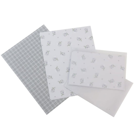 ミニレターセット 2PATTERNS LETTER グレー カミオジャパン プレゼント 男の子 女の子 ギフト