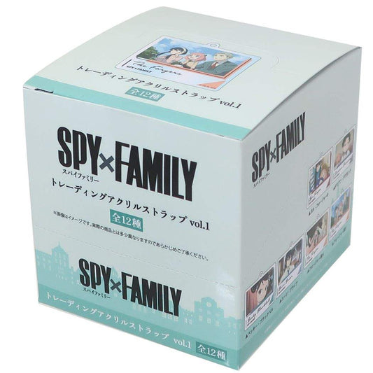 スパイファミリー SPY FAMILY トレーディングアクリルストラップ 全12種 12個入BOX 少年ジャンプ キーホルダー セット アニメキャラク