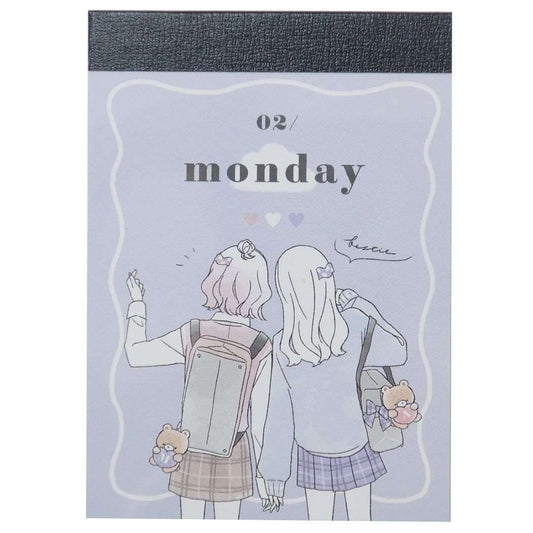 メモ帳 LIKEオルチャン ミニミニメモ 制服 新入学 カミオジャパン プレゼント 男の子 女の子 ギフト