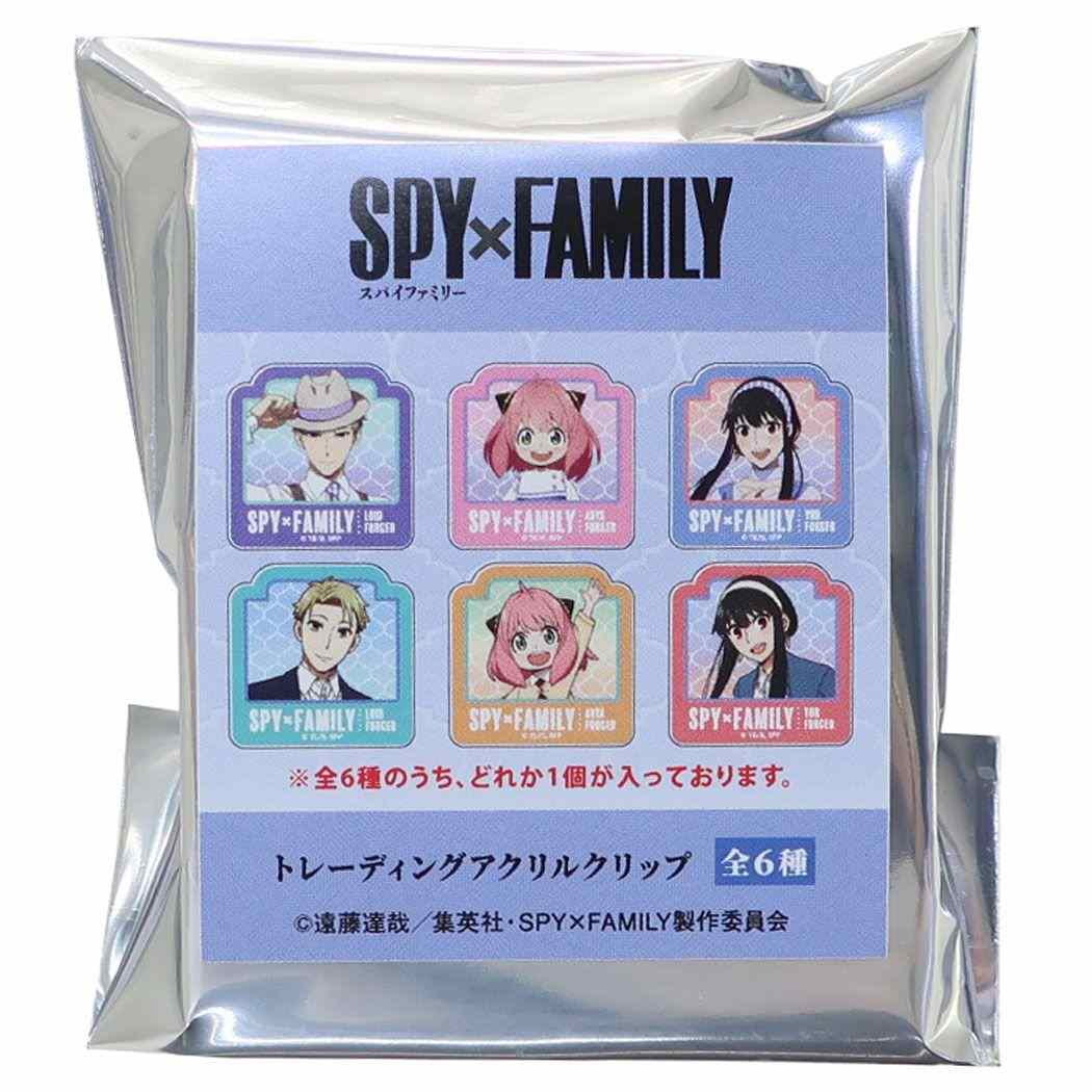 スパイファミリー SPY FAMILY トレーディングアクリルクリップ全6種 6個入セット クリップ MIX 少年ジャンプ アニメキャラクター