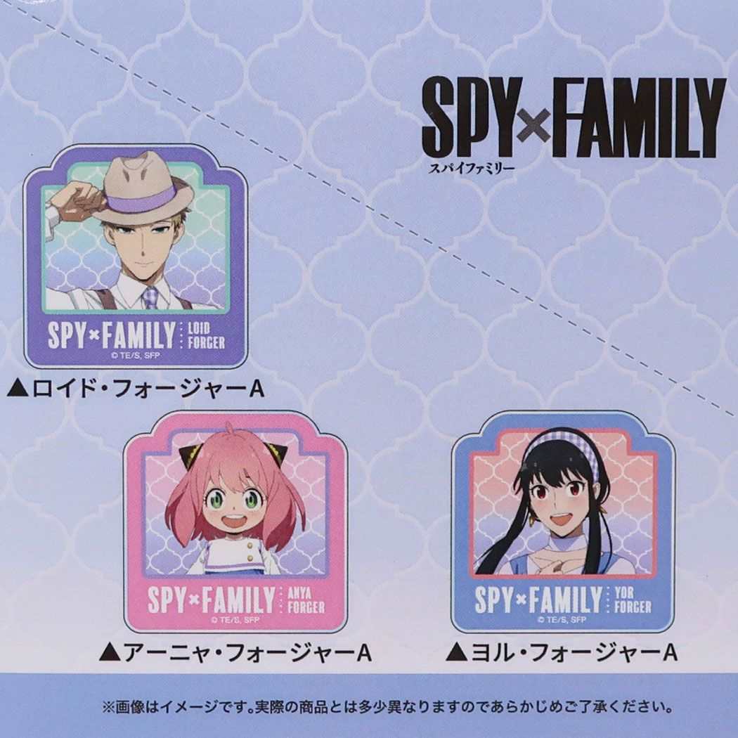 スパイファミリー SPY FAMILY トレーディングアクリルクリップ全6種 6個入セット クリップ MIX 少年ジャンプ アニメキャラクター